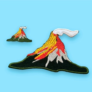 Volcano (embroidery appliqué)