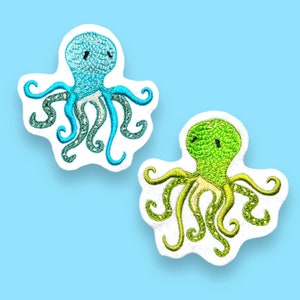 Octopus, squid (embroidery applique)