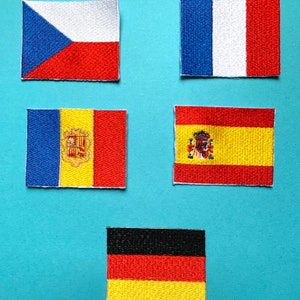 Flags embroidered patches/applications image 10