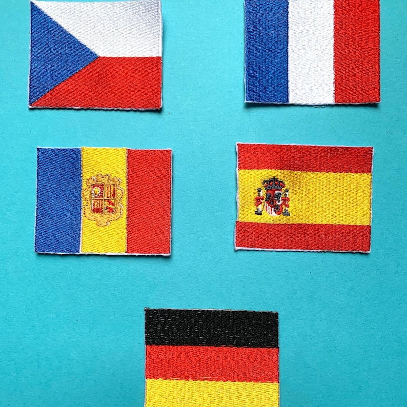 Flags embroidered patches/applications image 10