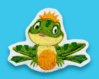 Frog King (Embroidery Appliqué)