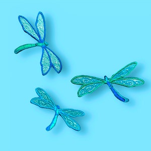 Dragonfly (embroidery applique)