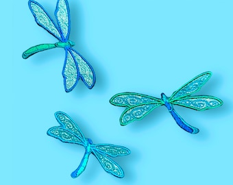 Dragonfly (embroidery applique)