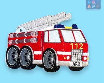 Fire brigade (embroidery application) in various sizes