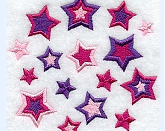 Sterne - Stickapplikation in allen Farben (Stickapplikationen)