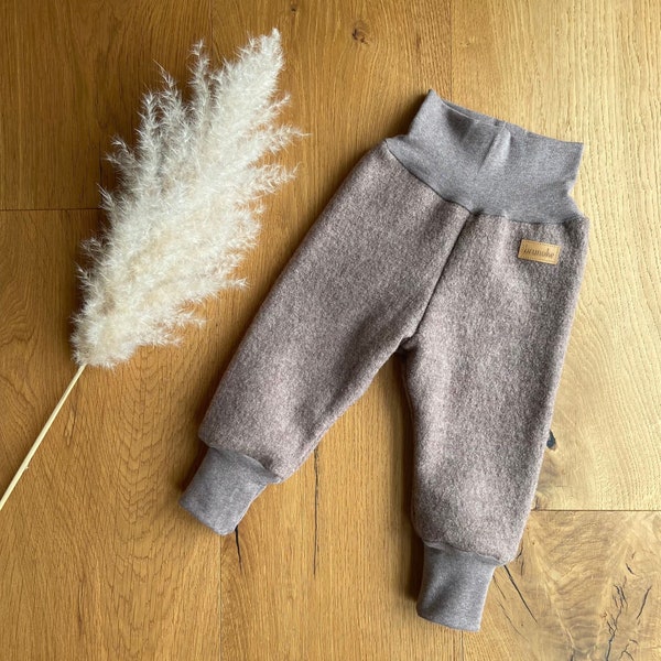 Walkhose, Walkhose Kinder, warme Hose, Hose Herbst, Walkhose Baby, Walkloden Hose, Wollhose, Walk Kind, Walk Baby, Walkhose gefüttert