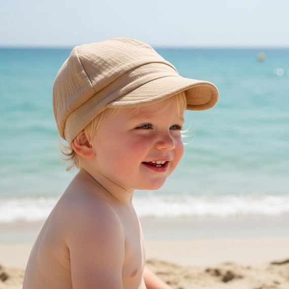 Mütze Sommer, Sommermütze, luftige Mütze, Sommerbeanie, Sommerkappe, Babymütze, Musselinkappe, Mütze Kinder, Musselin, Kappe, Mütze Kind