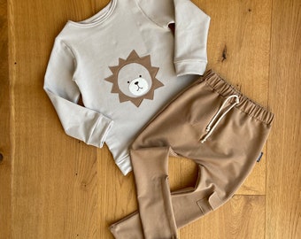 Pull et pantalon Bébé Enfants, Sweat-shirt Bébé, Pantalon Harem, Pull Lion, Pantalon Enfants, Pull Garçons, Sweat-shirt Fille, Lion