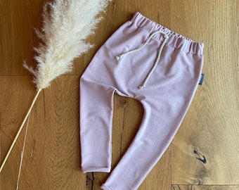 Leggings mit Tasche aus Sweatstoff, Babyhose, Babyleggings, Mädchenhose, Jungenhose, handgemachte Kinderkleidung, Babyhose, Leggings