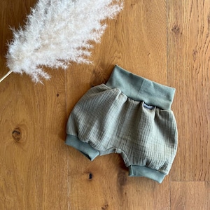 Muslin bloomers, muslin, bloomers baby, bloomers girls, bloomers, baby pants, children&#39;s pants, long bloomers, handmade children&#39;s clothing