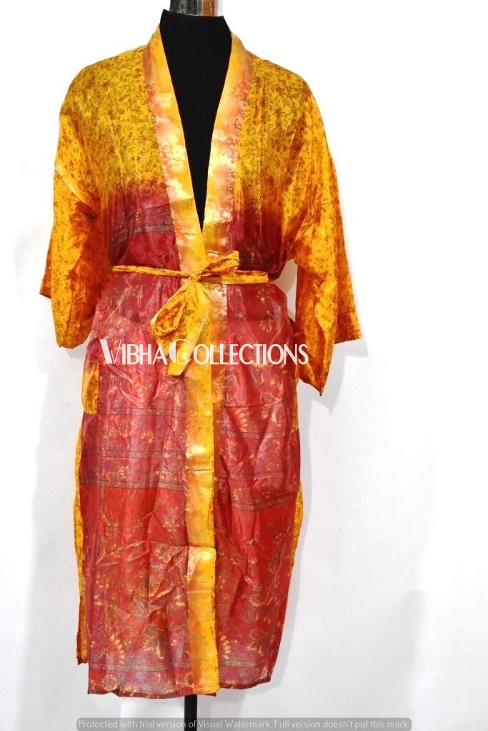 silk sari kimono