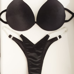 Black base suit , fitness bikini, Bikini Suit, Competition Bikini, Wellness suit, NPC, IFBB, Posing suit, Competition suit