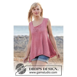 Womens Knitted Top - Cotton Linen Tank Top - Sleeveless Knitwear - Summer Knit Shirt - Casual Elegant Top - Handmade Summer Top