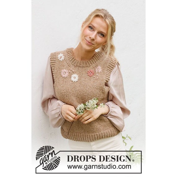 Merino wool top sweater vest