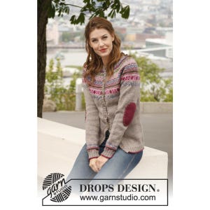 Hand-Knitted Merino Wool Cardigan: Nordic Pattern Women&#39;s Sweater
