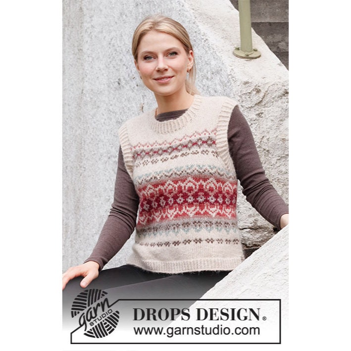 Fair Isle Vest - Etsy