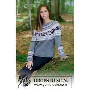 Hand-Knitted Merino Wool Nordic Jumper: Women&#39;s Winter Sweater