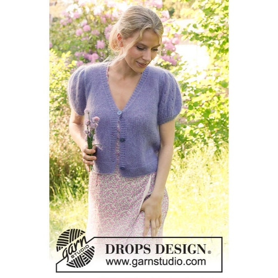 Spring Summer Handknit Women's Cardigan 