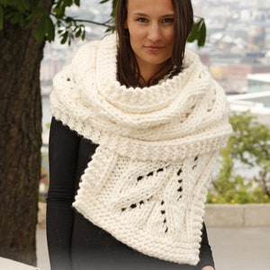 Luxurious Wool Schal - Frauen Wool Scarf - 100% Pure Wool Winter Scarf - Thick Wool Scarf - Stylish Wool Scarf - Soft Wool Scarf