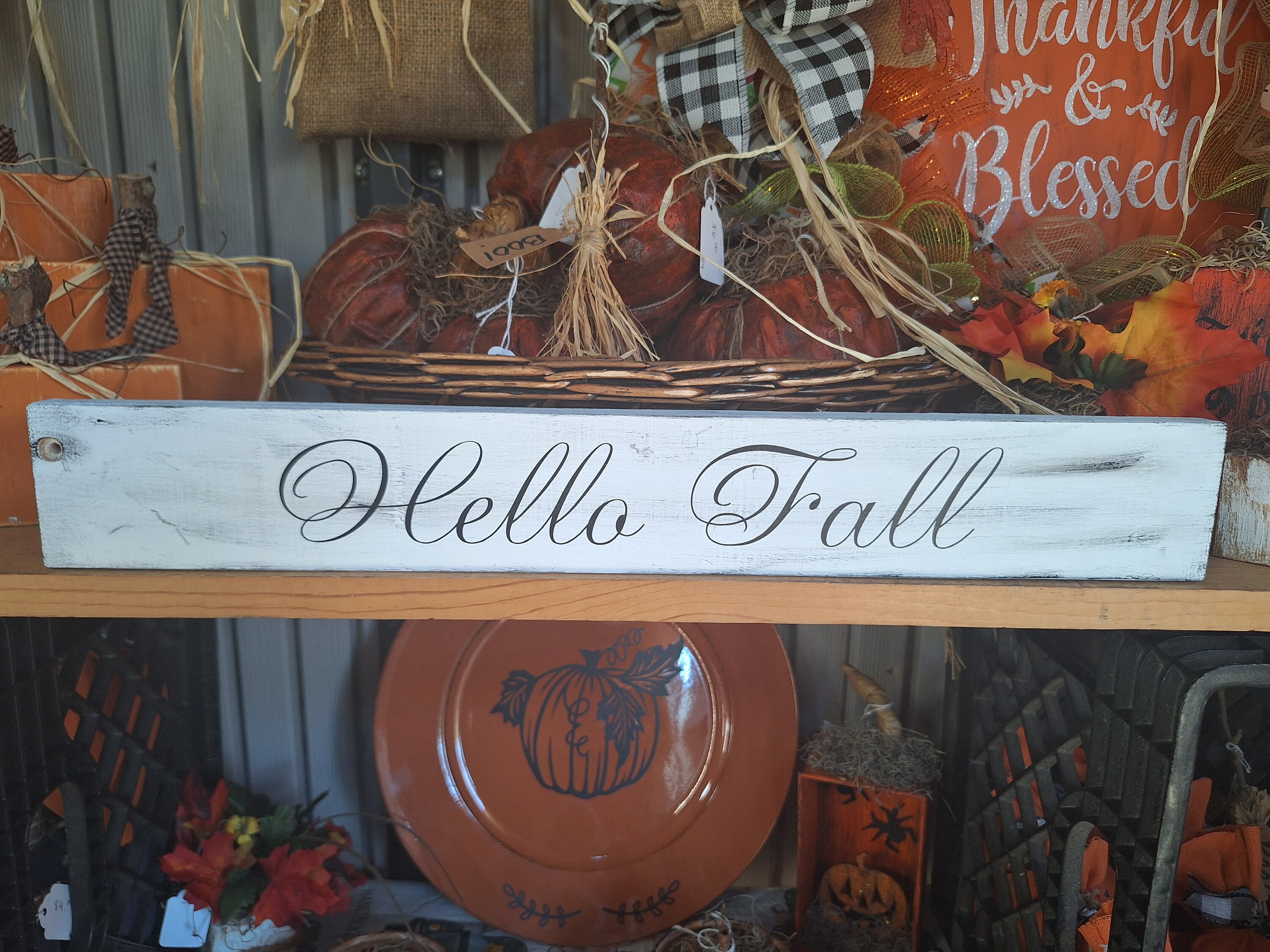 Fall Farmhouse Wood Signs, Autumn Home Decor, Fall Wall Decor, Table ...