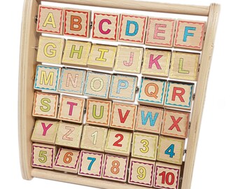 Alphabet Abacus Etsy