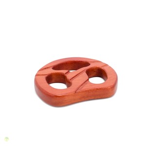 Wooden Play Food Pretzel, Miniature Food, Role Play Grocery Shop accessoires, Pretend Play Kitchen image 2