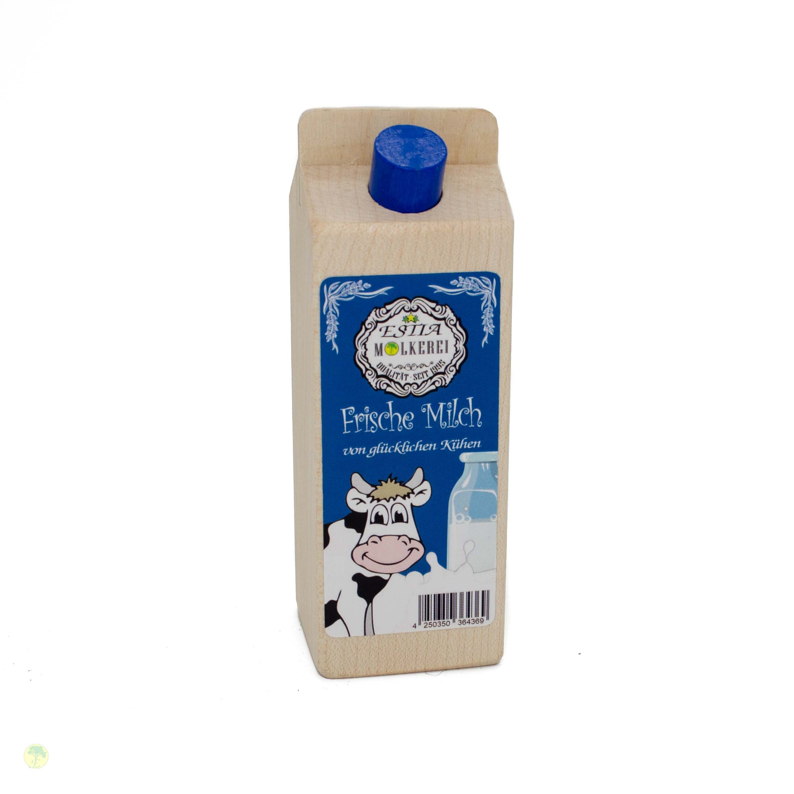 Milchtüte groß Kaufladenzubehör aus Holz | Etsy