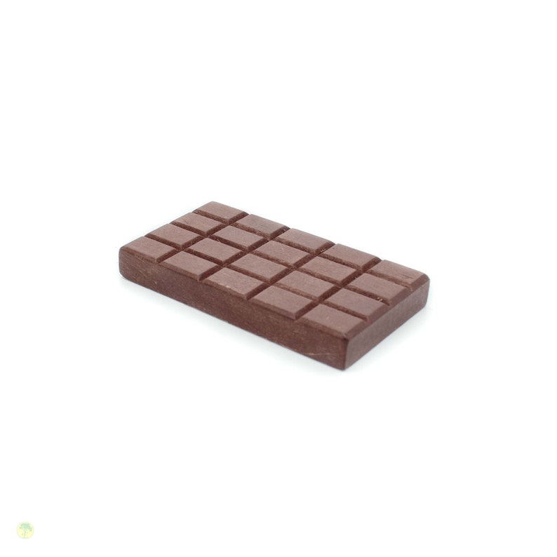 Wooden Play Food chocolate white and brown