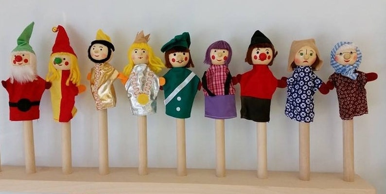 Finger Puppets 9 Pieces - Etsy