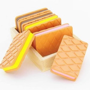 Ice cream wafers, wooden toy image 3