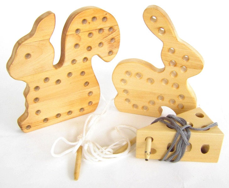 Threading Game Rabbit, Horse, Squirrel or Cheese With Mouse, Threading ...