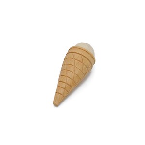 Wooden Play Food Italian Ice Cream in Holder image 4