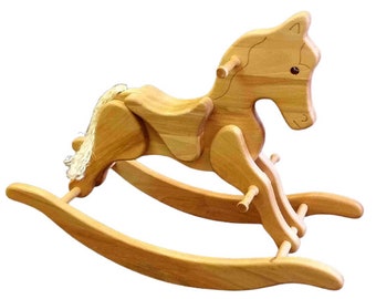 Rocking Horse "Sereafina" made of wood