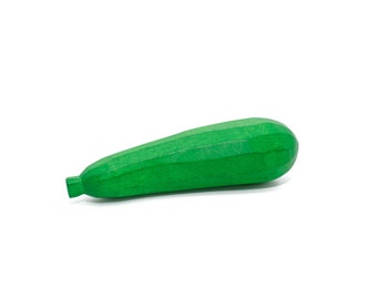 Zucchini or Courgette, hancarved vegetable