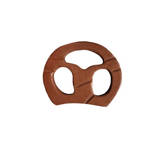 Wooden chocolate pretzel, shop accessory