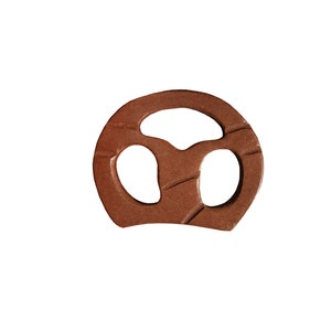 Wooden chocolate pretzel, shop accessories