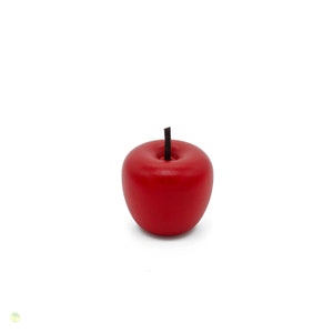 Roter Apfel aus Holz Kaufladenobst 1 Stk./ 1 pc