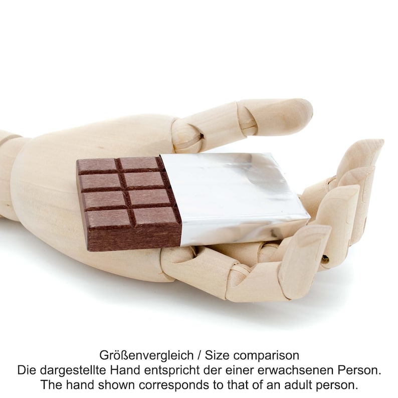 Wooden Play Food chocolate white and brown