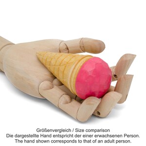 Wooden Play Food Italian Ice Cream in Holder image 3