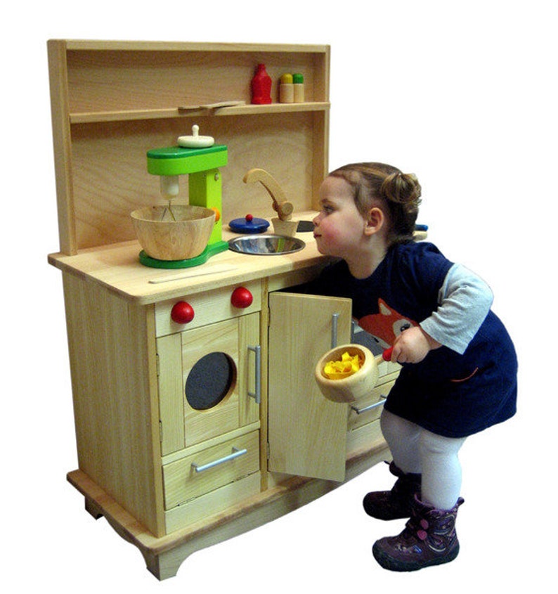 Kid's Kitchen. Wooden play kitchen Thumblina kitchen image 1