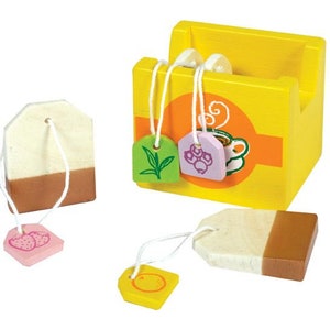 Wooden Play Food Teabags