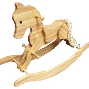 Schaukelpferd &quot;Taylor&quot; aus Holz   Holzschaukelpferd