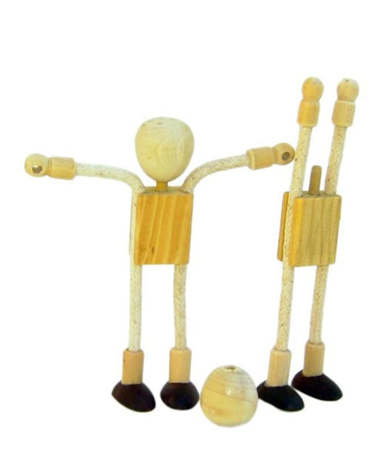 10 pieces of handicraft flexible dolls, flexible dolls blanks image 1