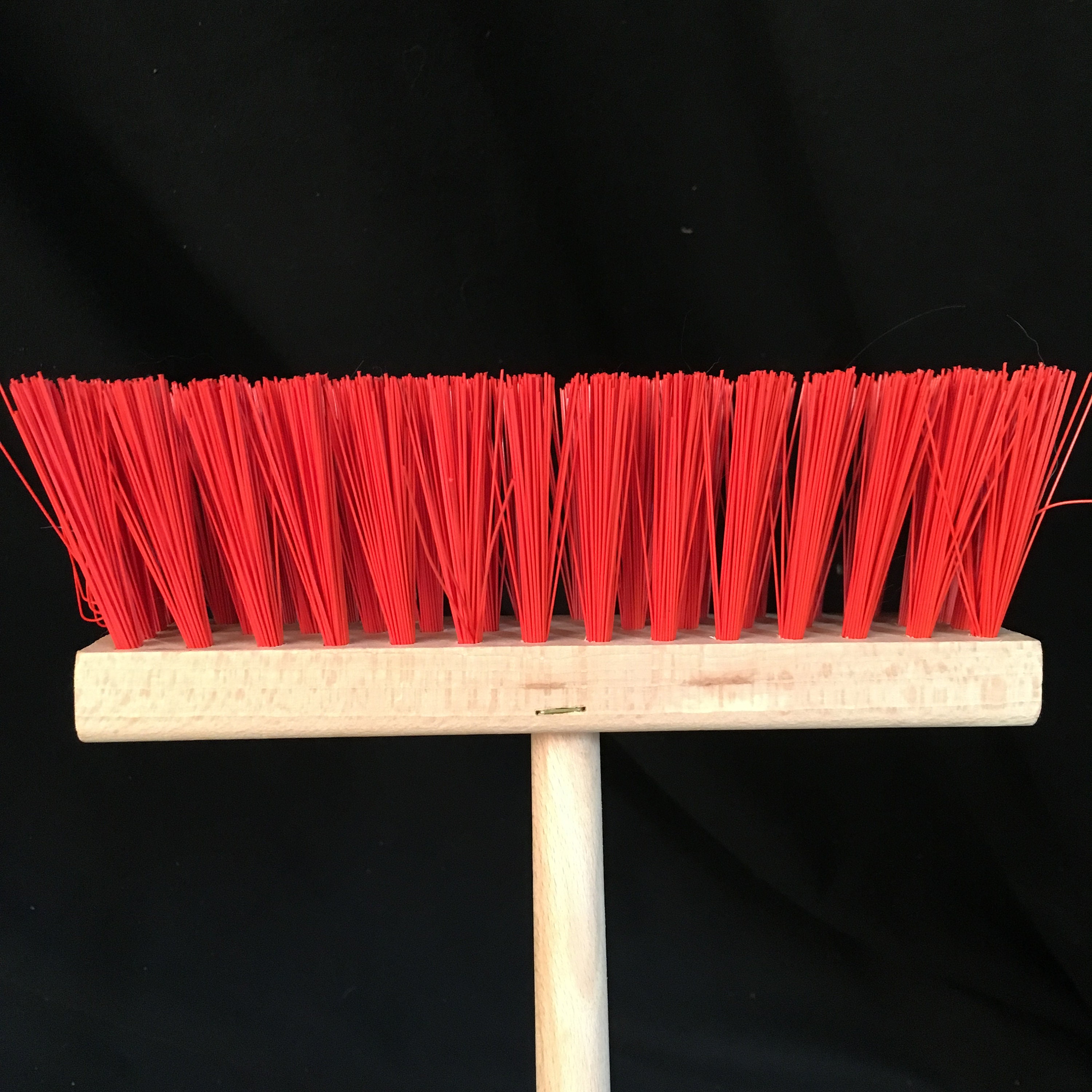 Street brooms for children, made of wood
