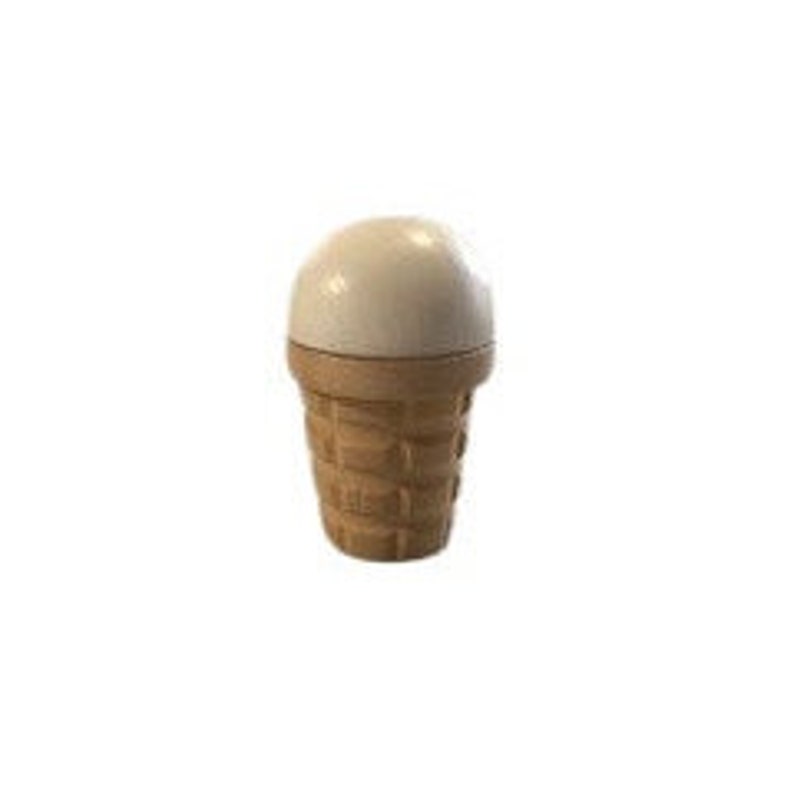 Wooden Play Food Eis cream in cone Bubble Gum