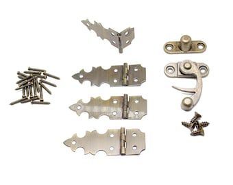 Schatullen-Scharniere und Riegel  Deko-Scharniere