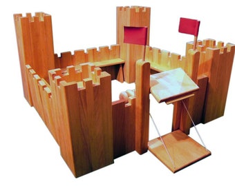 Wooden Castle Ronneburg, made of alder wood