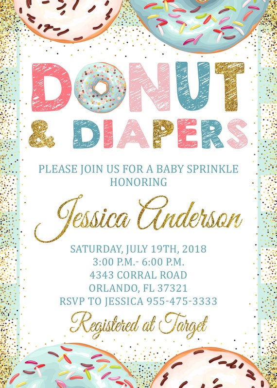 donuts and diapers sprinkle
