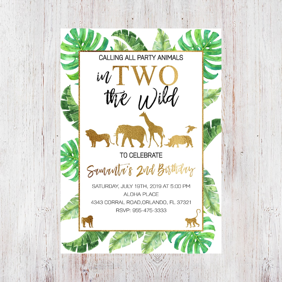 two-wild-invitation-two-wild-birthday-invitation-girl-safari-etsy