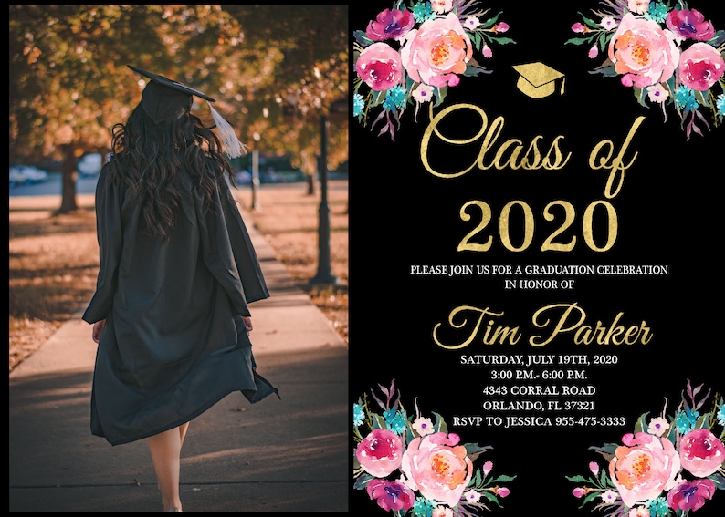 Class of 2021 Graduation Party Invitations College Graduation Etsy